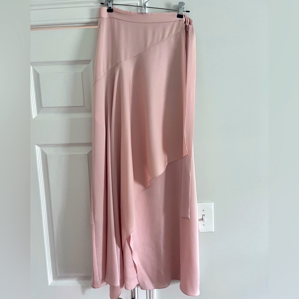 BCBGmaxazria Maxi flowy wrap skirt